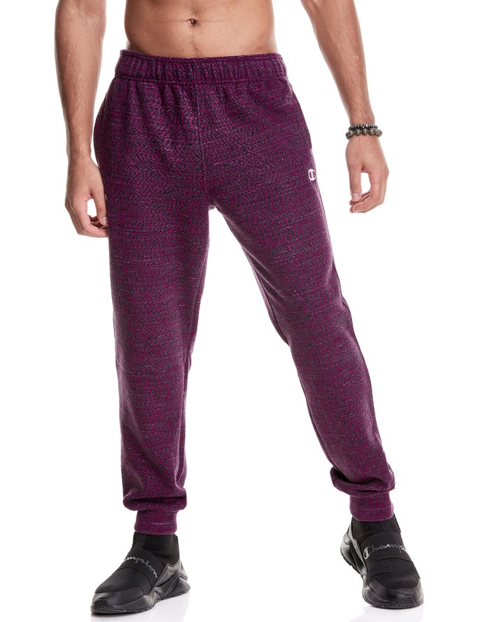 Jogger Champion Hombre - Glitch French Terry ( Rojas Oscuro ) 3046981-NY